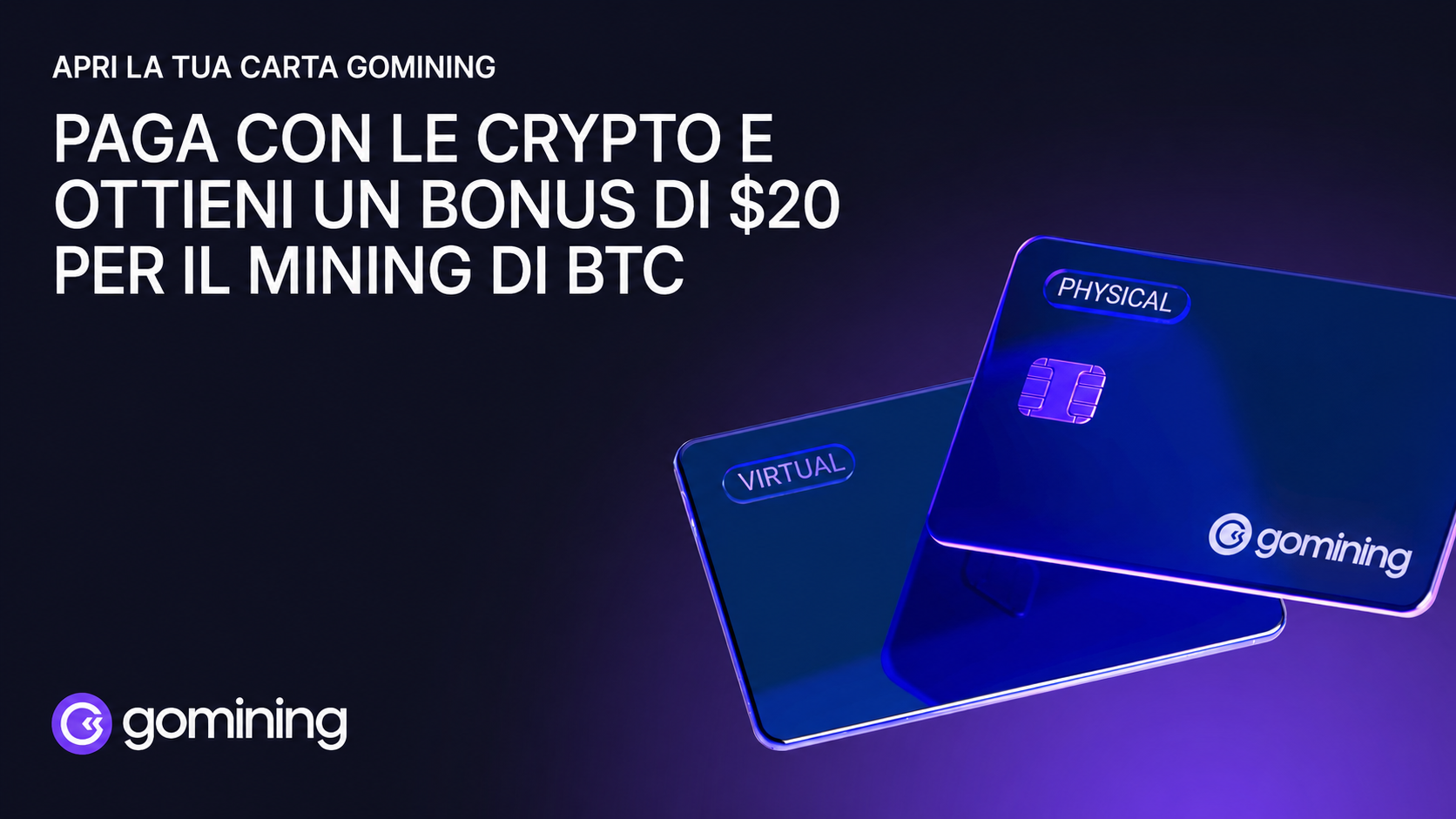 Foto della GoMining Card