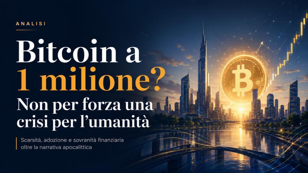 Bitcoin a 1 milione: crisi globale o scarsità digitale?